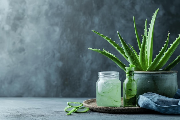 Aloe vera soin vert Générer Ai