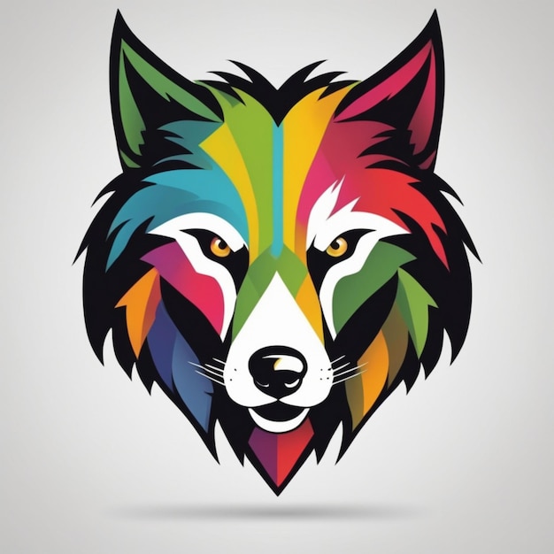 Alpha Wolf eSports Logo Emblème de jeu compétitif