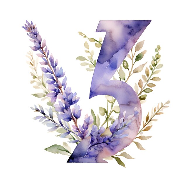 Alphabet à motifs floraux naturels pour la décoration de mariage de la mariée de printemps