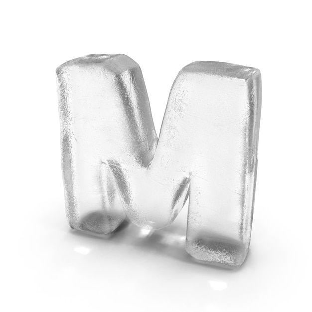 Alphabets avec de la glace pour des outils éducatifs créatifs