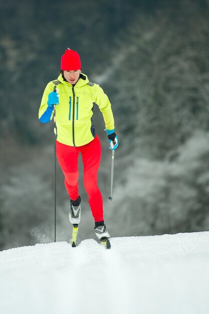 Alternance de ski de fond