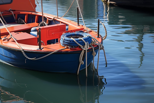 AMARRAGE DE BATEAU DE PÊCHEUR