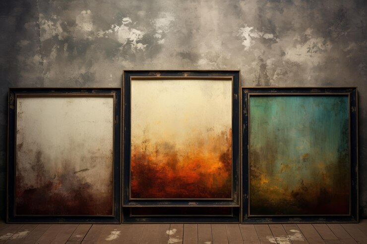 Photo améliorez votre affichage artistique avec 32 cadres d'images ar pour les peintures