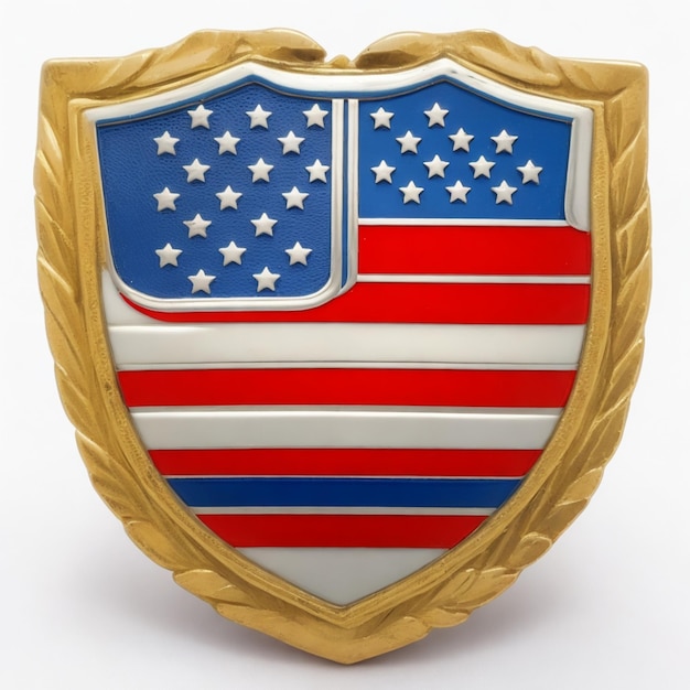 américain dessin de l&#39;insigne du drapeau