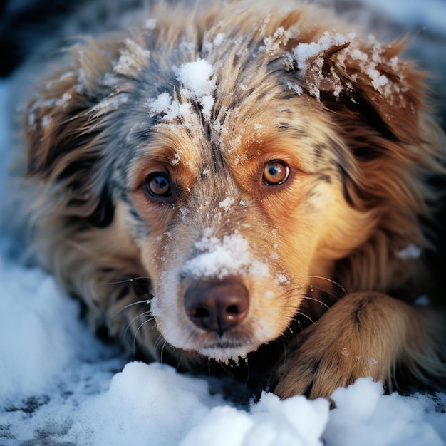 Photo ami fidèle compagnon joyeux la présence réconfortante de l'amour canin