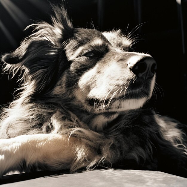 Photo ami fidèle compagnon joyeux la présence réconfortante de l'amour canin