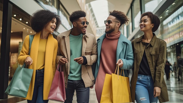 Amis de CloseKnit avec des sacs TealPinkand Yellow