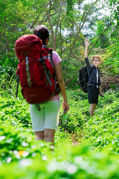 amis dans la nature