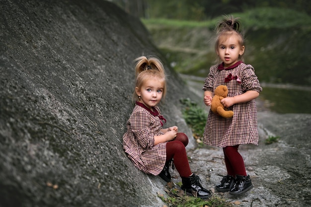 L'amitié de deux petites filles