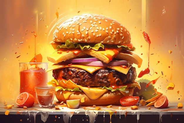 L'amour du cheeseburger