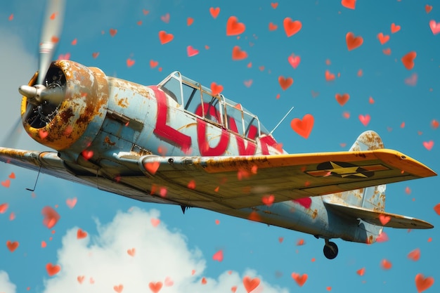 l'amour est dans l'air concept pragma de la Saint Valentin