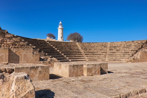 Amphithéâtre de site archéologique de Paphos