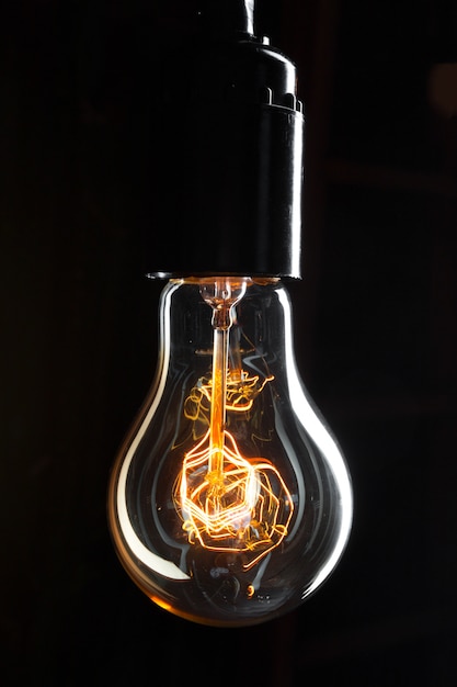 Photo une ampoule edison classique