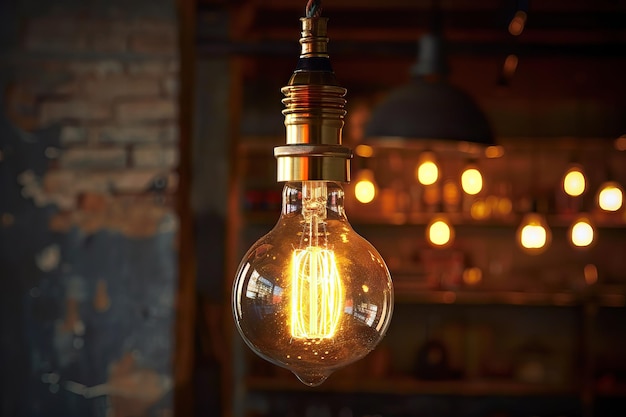 Ampoule vintage de style Edison pour l'éclairage décoratif