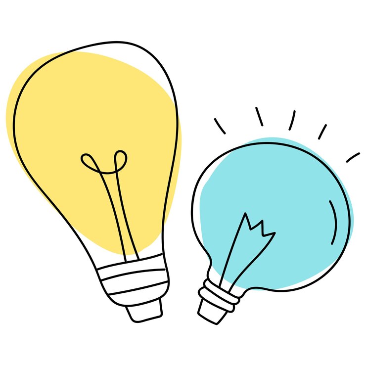 Photo les ampoules png sont des illustrations créatives.