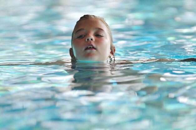 L'amusement à la piscine