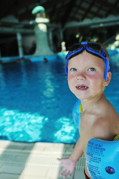 L'amusement à la piscine