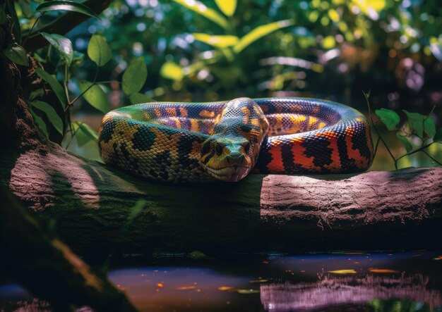 Anacondas ou boas d'eau