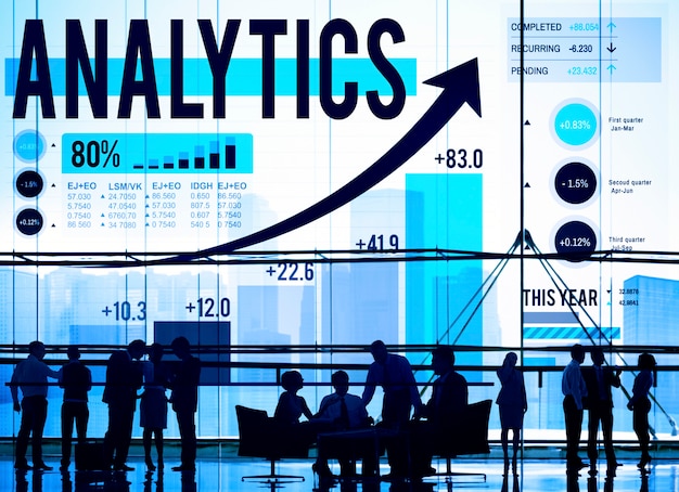 Analyse Analytique Données Statistiques Technologie Information Concept