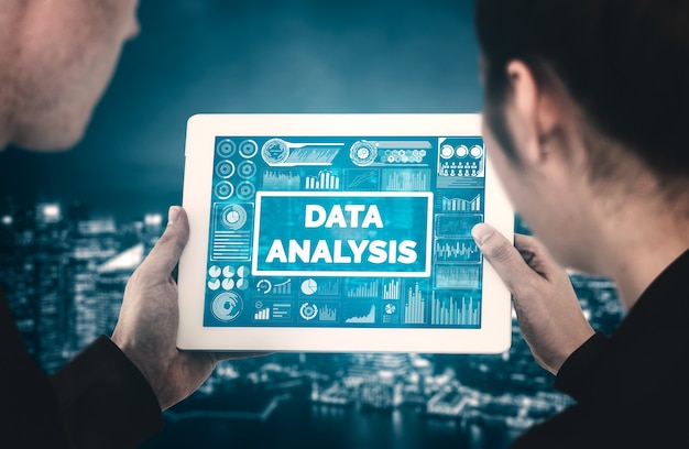 Analyse des données pour les entreprises et les finances Concept