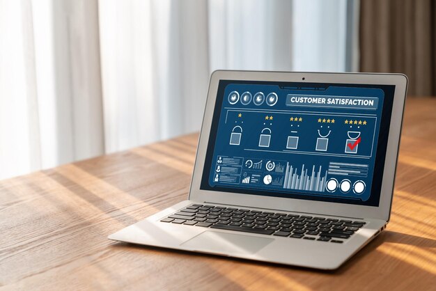 Analyse de la satisfaction et de l'évaluation des clients sur un logiciel d'ordinateur à la mode