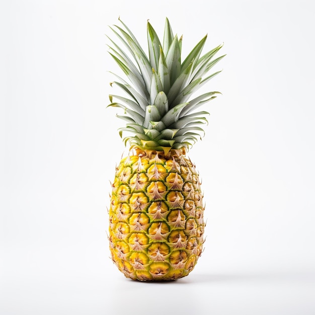 Un ananas sur un fond blanc