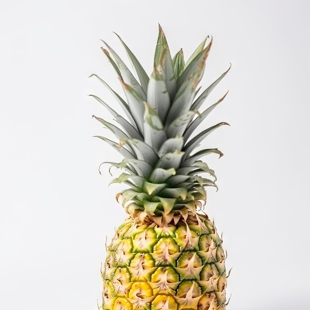 Ananas sur fond blanc