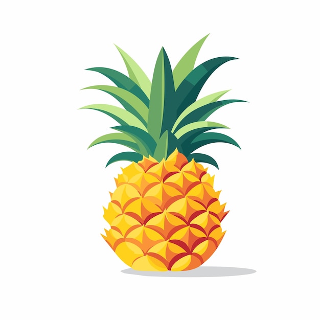 Un ananas avec une image d'un ananas dessus.