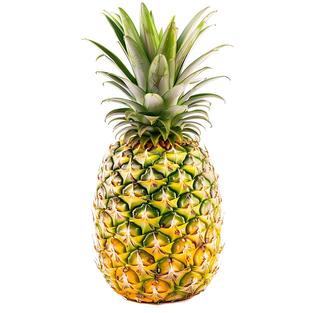 Photo un ananas avec un sommet vert qui dit ananas