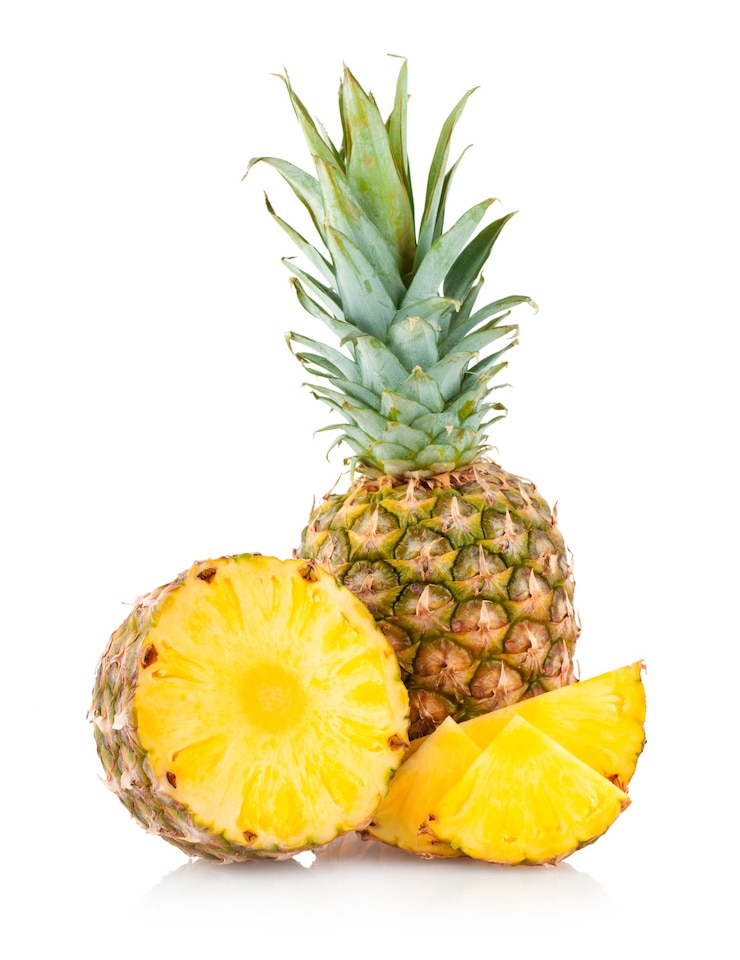 Photo ananas avec des tranches
