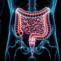 Photo anatomie des bactéries intestinales