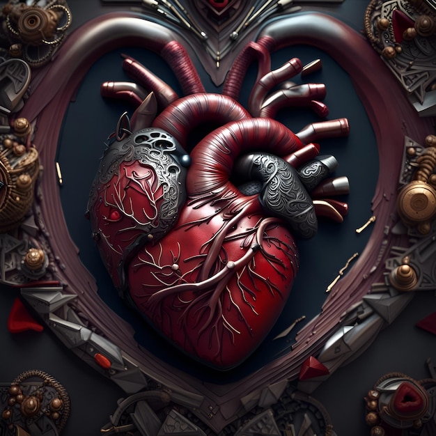 Anatomie du coeur humain