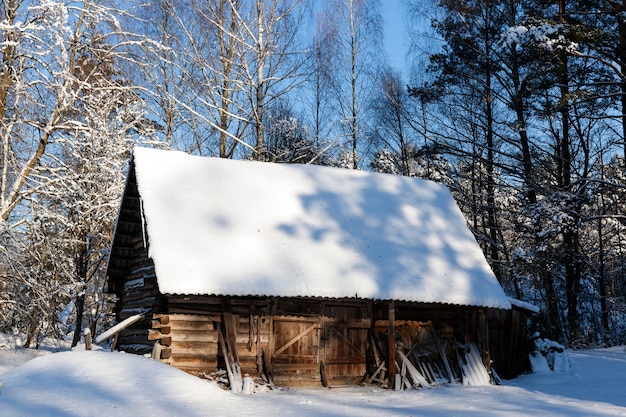 Ancien bâtiment en bois