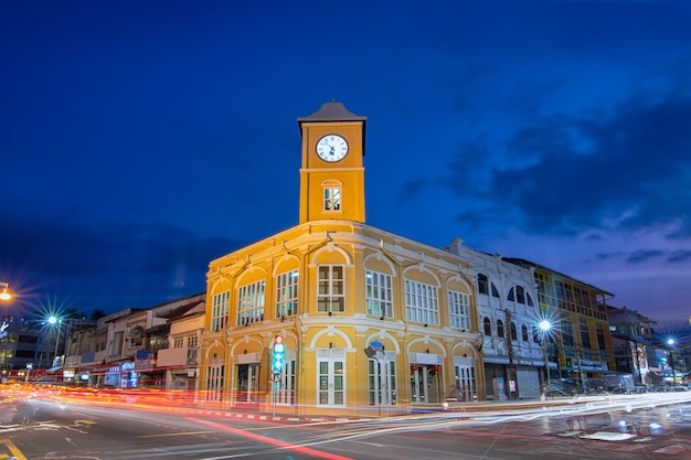 Ancien Bâtiment Dans La Ville De Phuket.