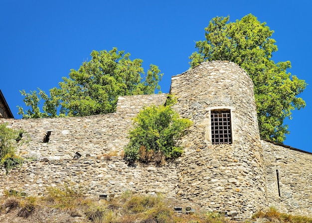 Ancien bâtiment du vieux centre-ville de Sion, capitale du Canton du Valais, Suisse.