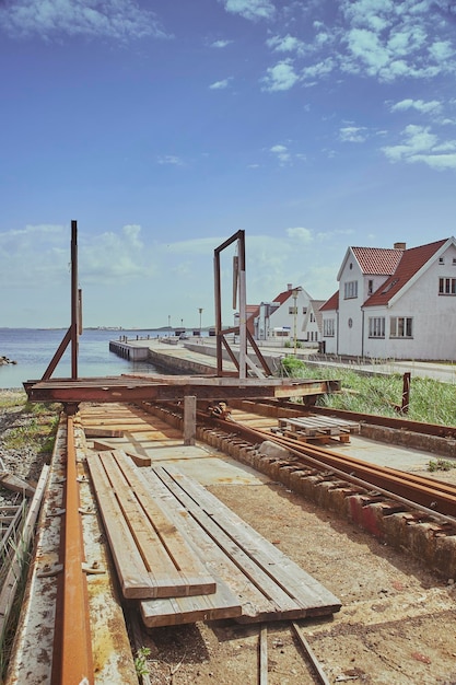 Ancien chantier naval de Logstor sur la péninsule du Jutland au Danemark