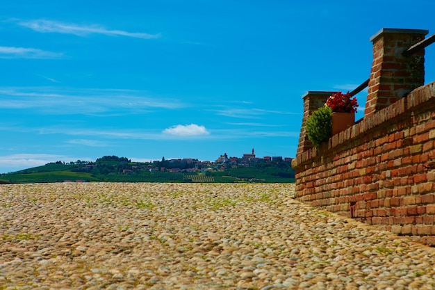 Ancien château de Grinzane Cavour dans le nord de l'Italie Piémont