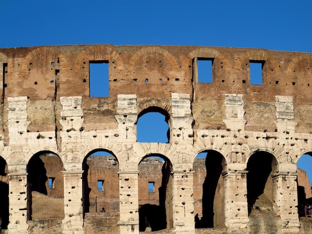 L'ancien Colisée à Rome Italie