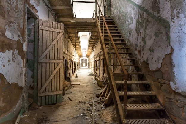 Ancien couloir de la prison