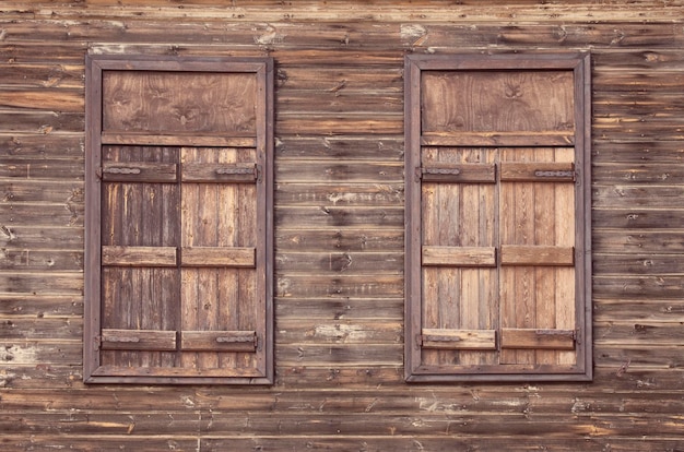 L'ancien fond de surface de planche de bois