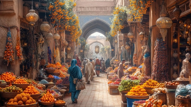 Un ancien marché à Ai