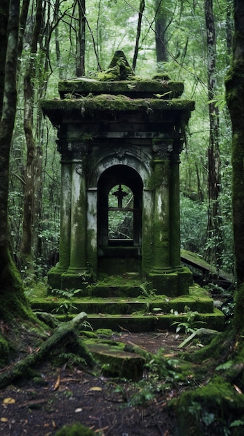 Un ancien sanctuaire dans la forêt