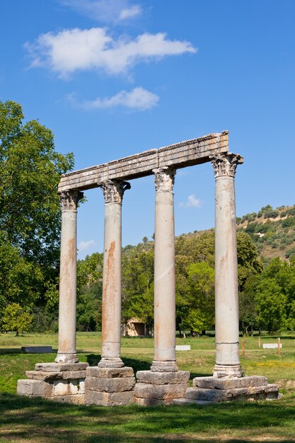 Ancien temple romain d'Apollon à Riez, Alpes de Haute Provence, France