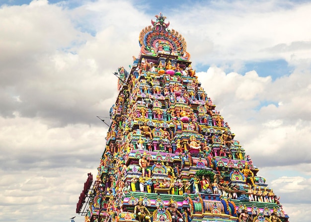 Photo l'ancien temple de shiva kapaleeswarar à chennai en inde