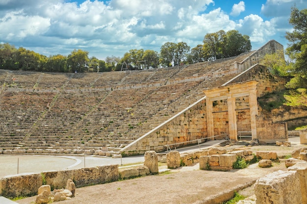 L'ancien théâtre grec d'Epidavros Péloponnèse