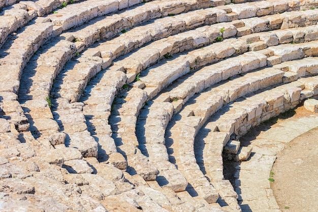 Ancien théâtre de Ségeste en Sicile, Italie