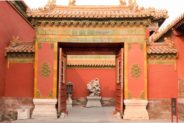Photo ancienne architecture chinoise