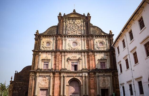 Ancienne basilique de Bom Jesus Vieille église de Goa dans la partie sud de l'Inde Basilique de Bomb Jesus Goa