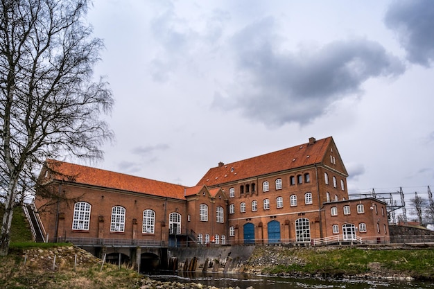 L'ancienne centrale électrique de Tangevrket au lac Tange