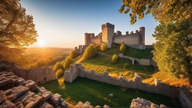 L'ancienne citadelle du plateau